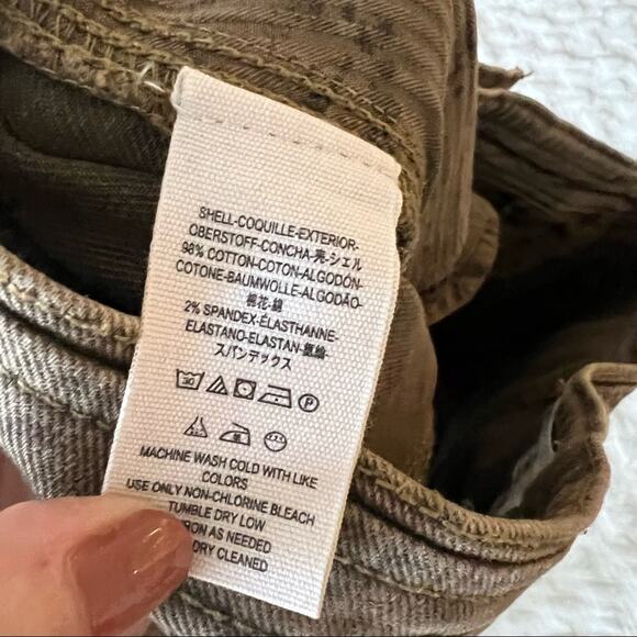 Free People We the Free Lennox Brown Seamed A-Line Mini Skirt - Picture 6 of 6